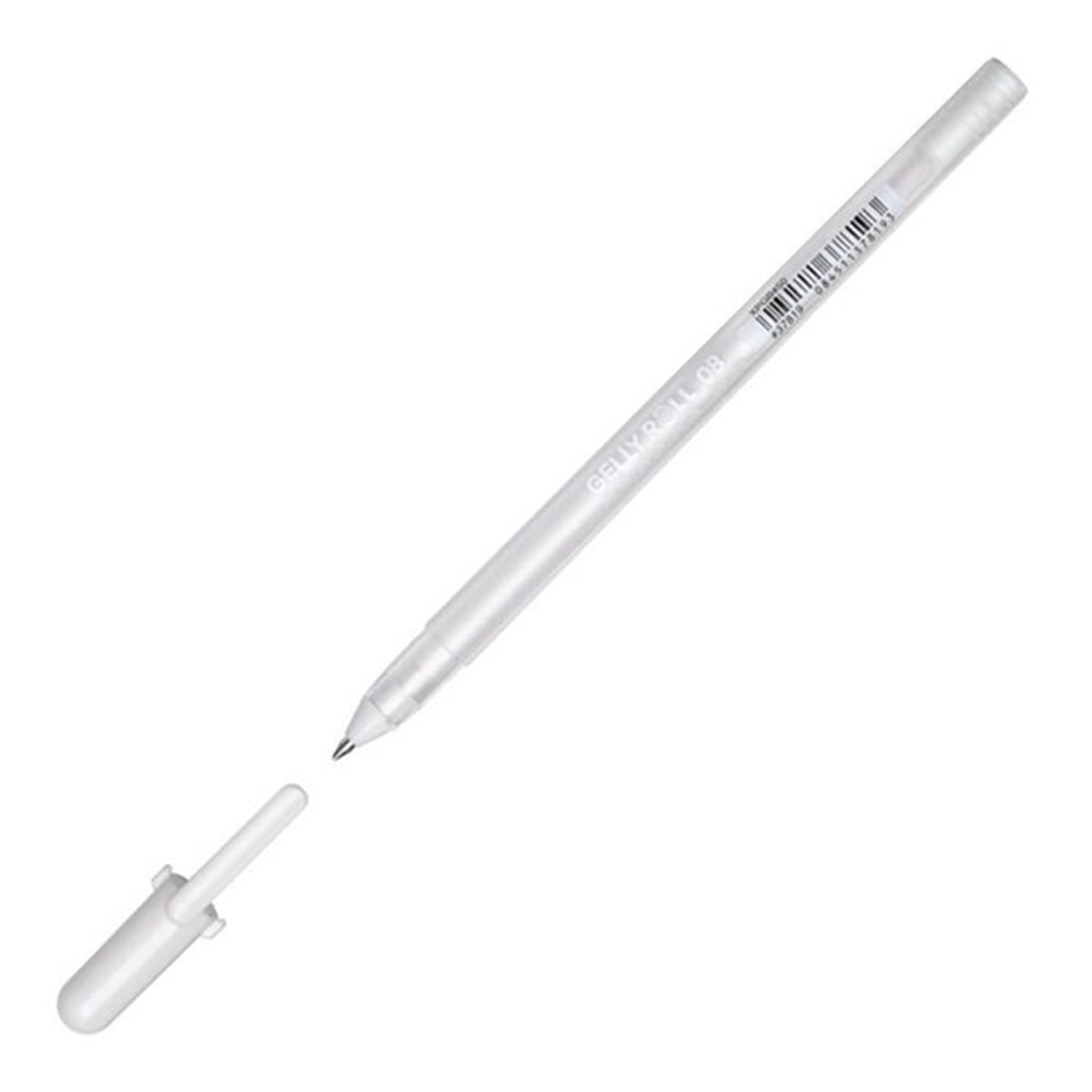 Sakura Gelly Roll Beyaz Jel Mürekkepli Kalem 08