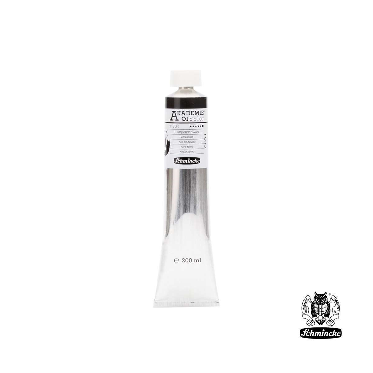 Schmincke Akademie Yağlı Boya 200 ml Lamp Black