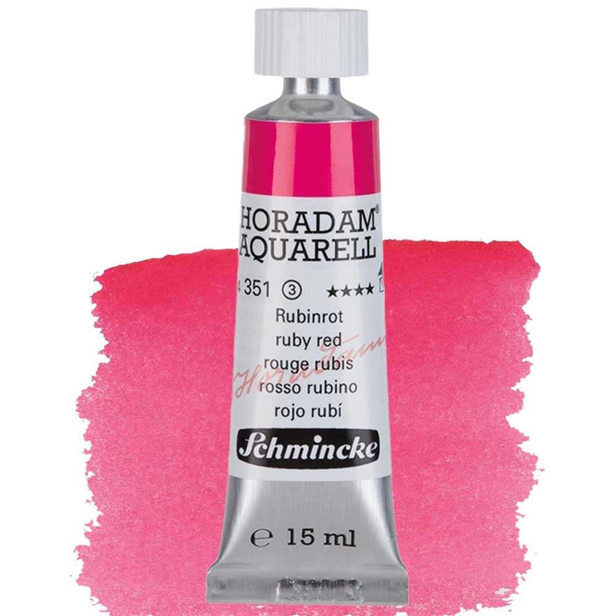 Schmincke Horadam Aquarell 15 ml Tüp Suluboya Ruby Red Seri 3