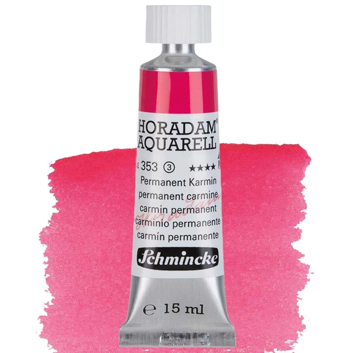 Schmincke Horadam Aquarell 15 ml Tüp Suluboya Permanent Carmine Seri 3