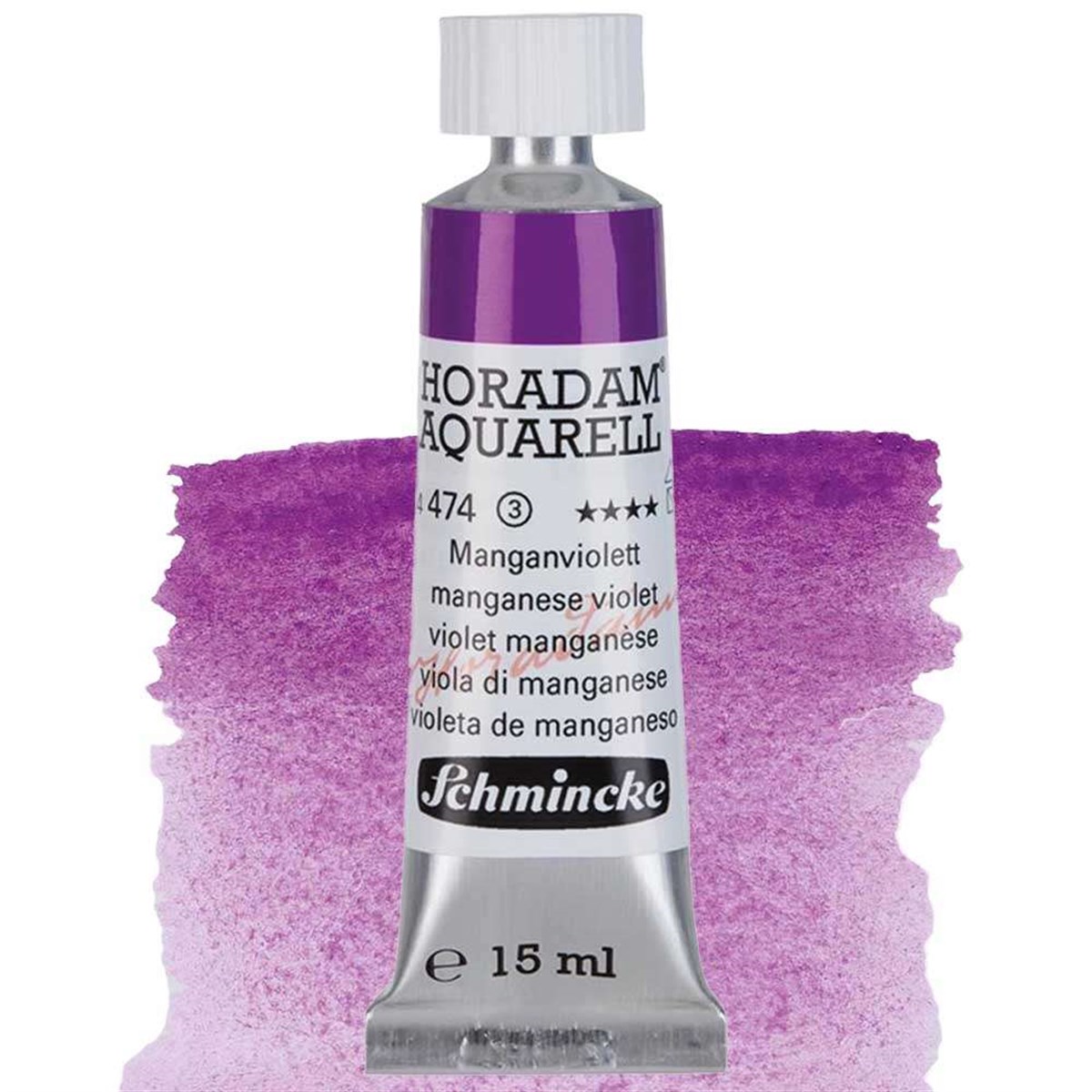 Schmincke Horadam Aquarell 15 ml Tüp Suluboya Manganese Violet Seri 3