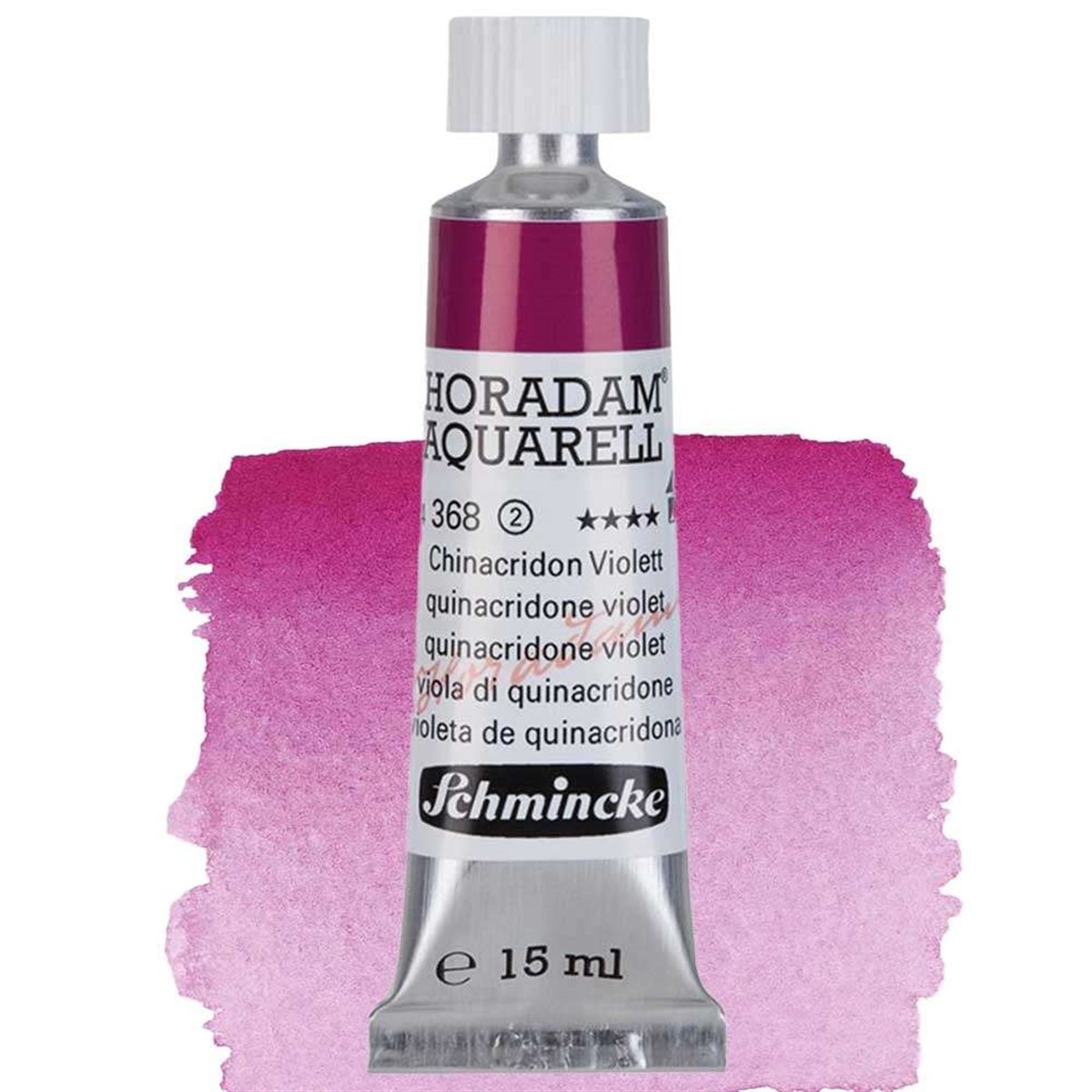 Schmincke Horadam Aquarell 15 ml Tüp Suluboya Quinacridone Violet Seri 2