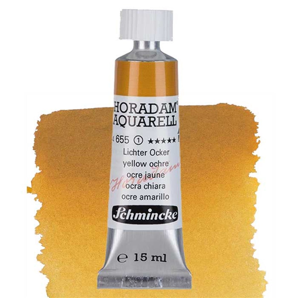 Schmincke Horadam Seri 1 Yellow Ochre 15 ml Tüp SuluboyaSulu BoyaSchmincke