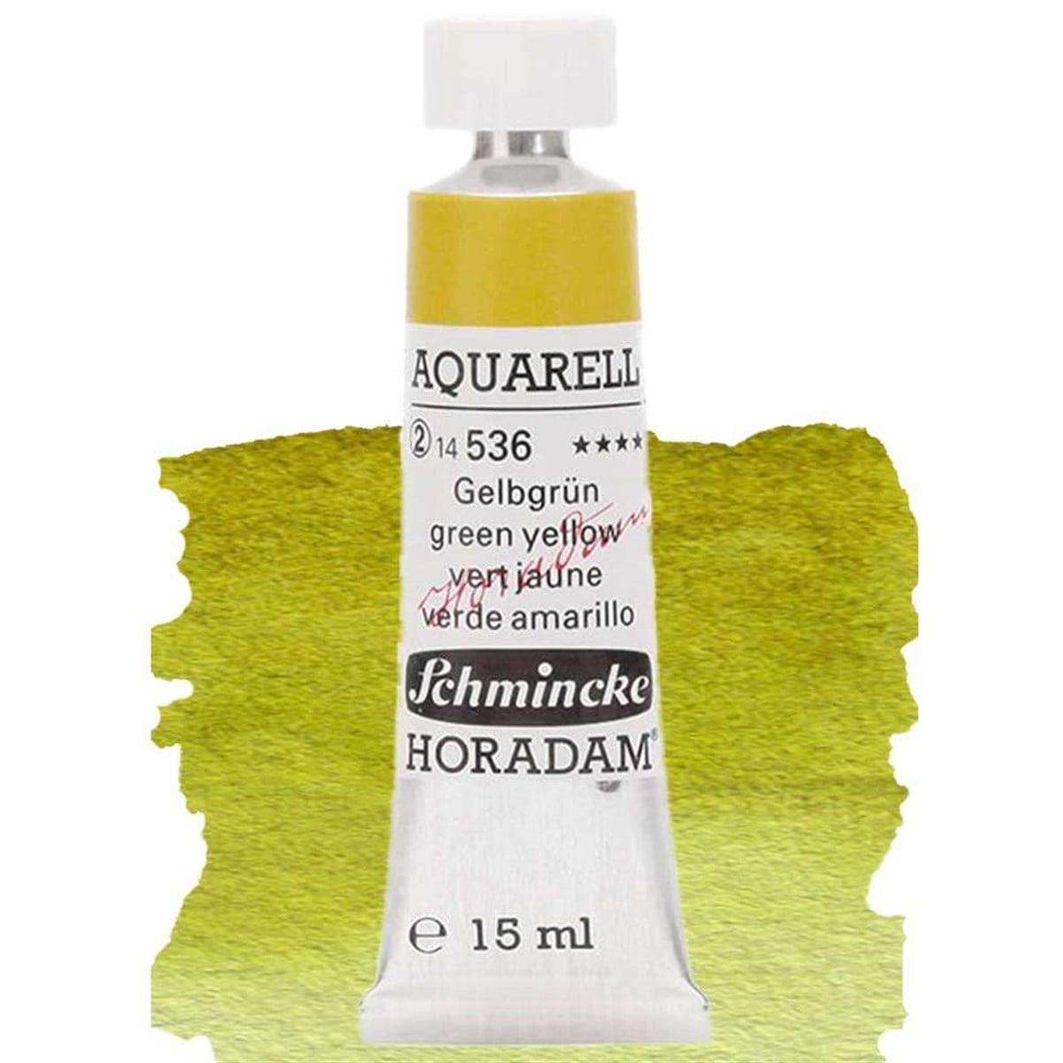Schmincke Horadam Seri 2 Green Yellow  15 ml Tüp Suluboya