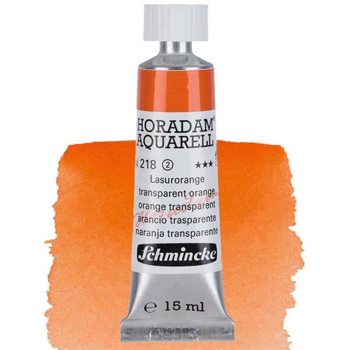 Schmincke Horadam Seri 2 Translucent Orange 15 ml Tüp Suluboya
