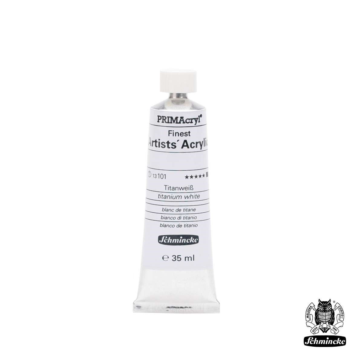 Schmincke PRIMAcryl Akrilik Boya 35ml Titanium White Seri 1