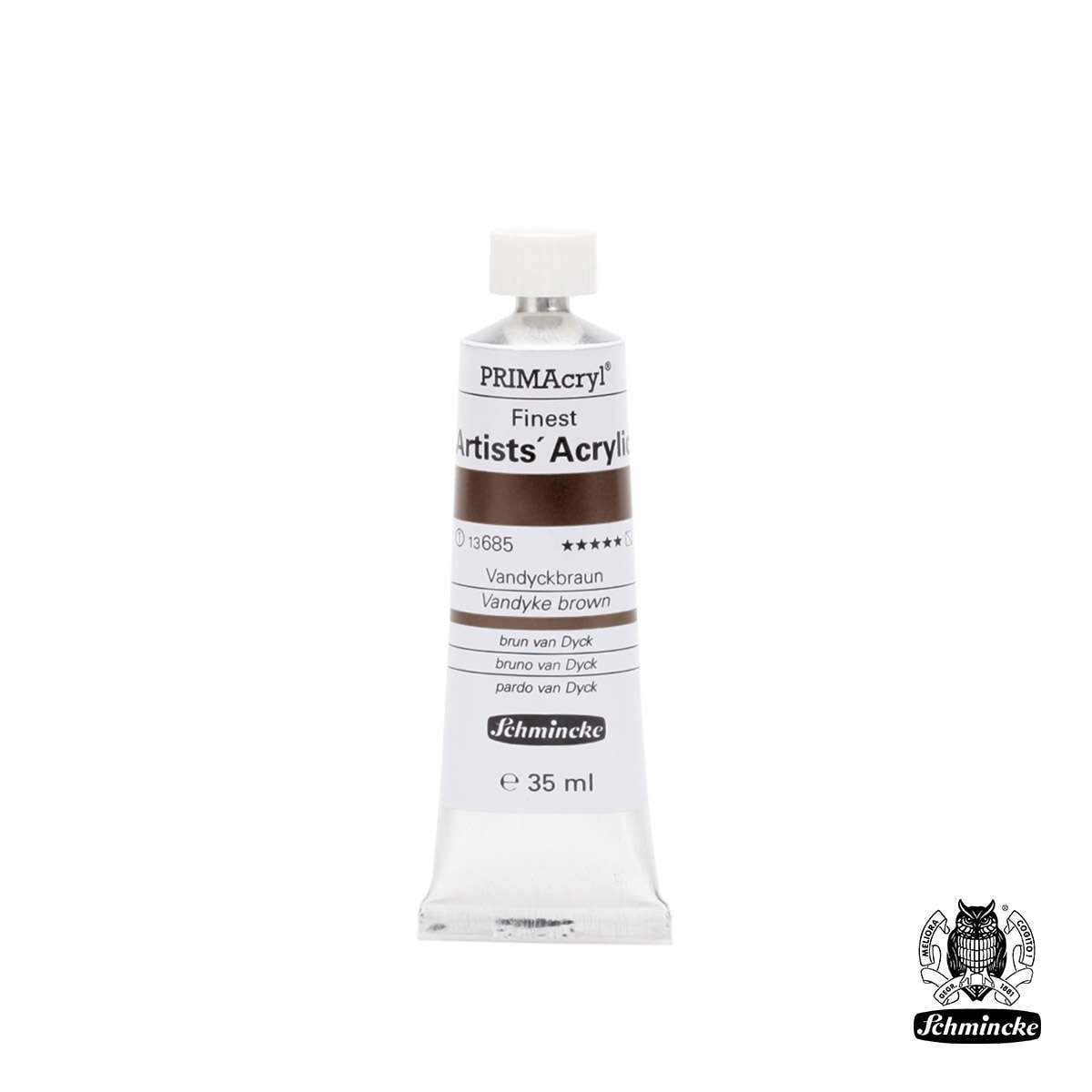 Schmincke PRIMAcryl Akrilik Boya 35ml Vandyke Brown Seri 1