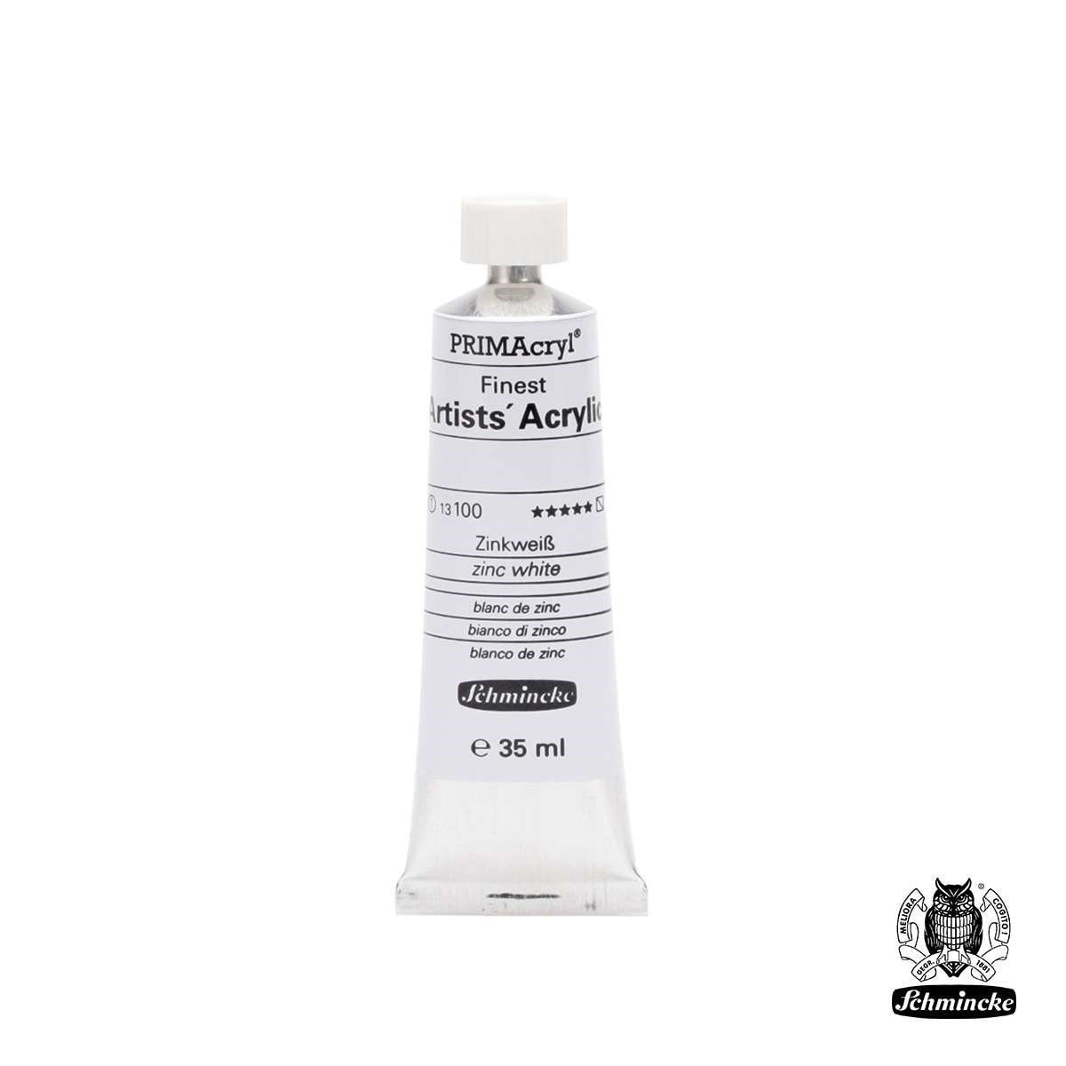 Schmincke PRIMAcryl Akrilik Boya 35ml Zinc White Seri 1