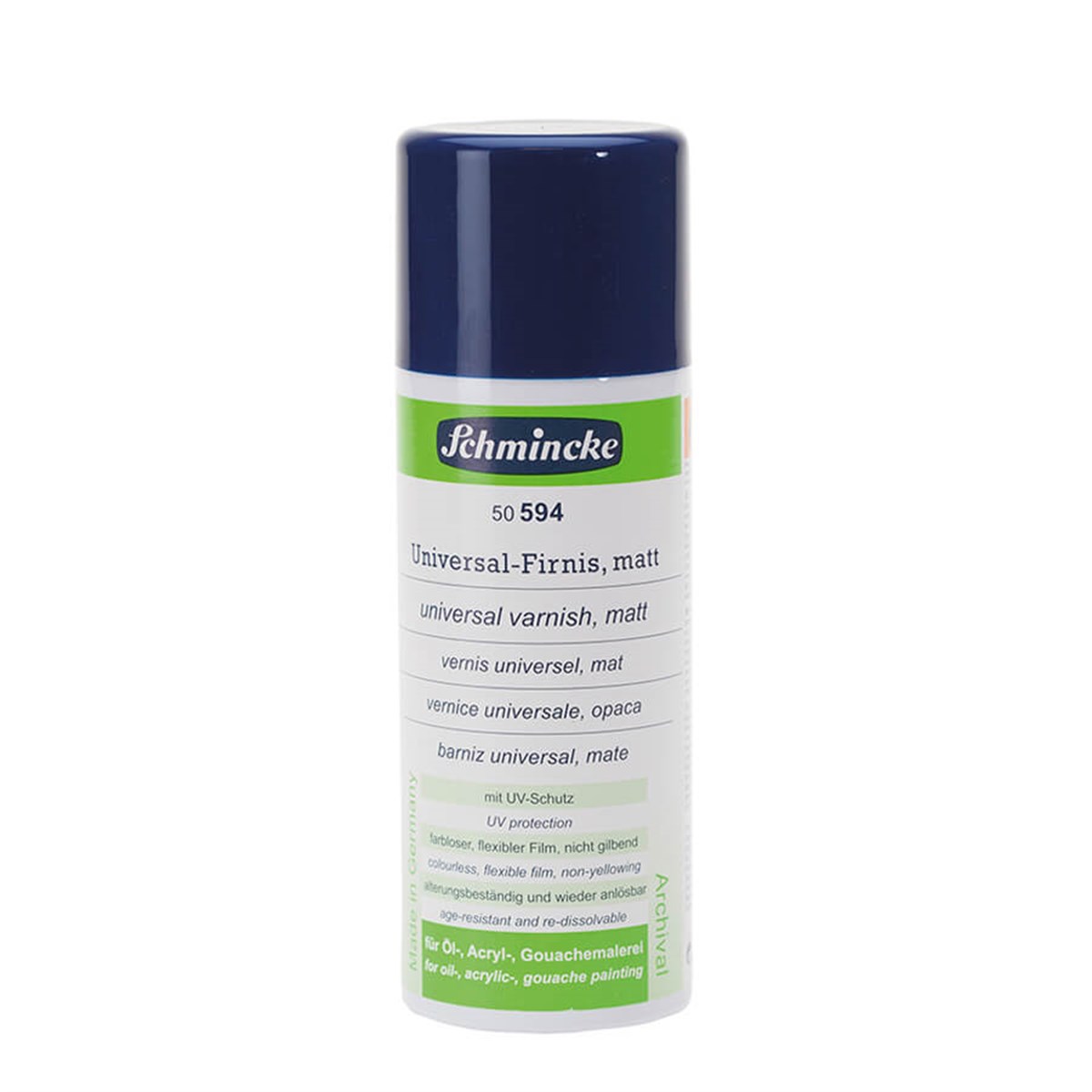 Schmincke Universal Varnish Genel Amaçlı Uv Korumalı Mat Final Sprey Vernik 400 ML 50594Schmincke Universal VarnishYardımcı MalzemelerSchmincke