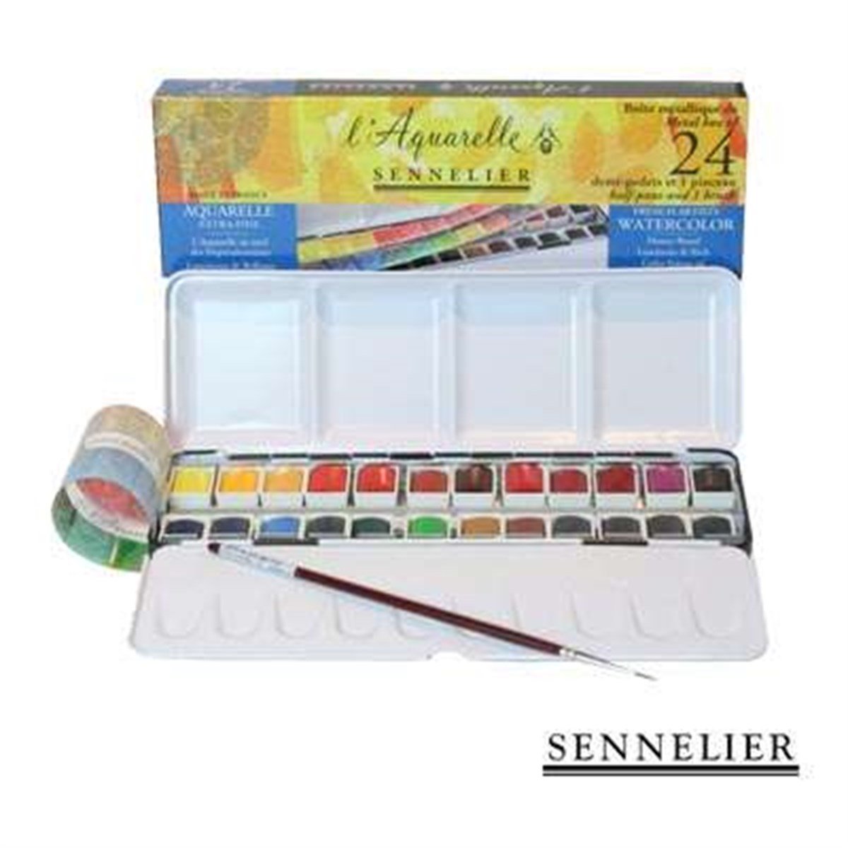 Sennelier Aquarelle Suluboya Seti 24'lü