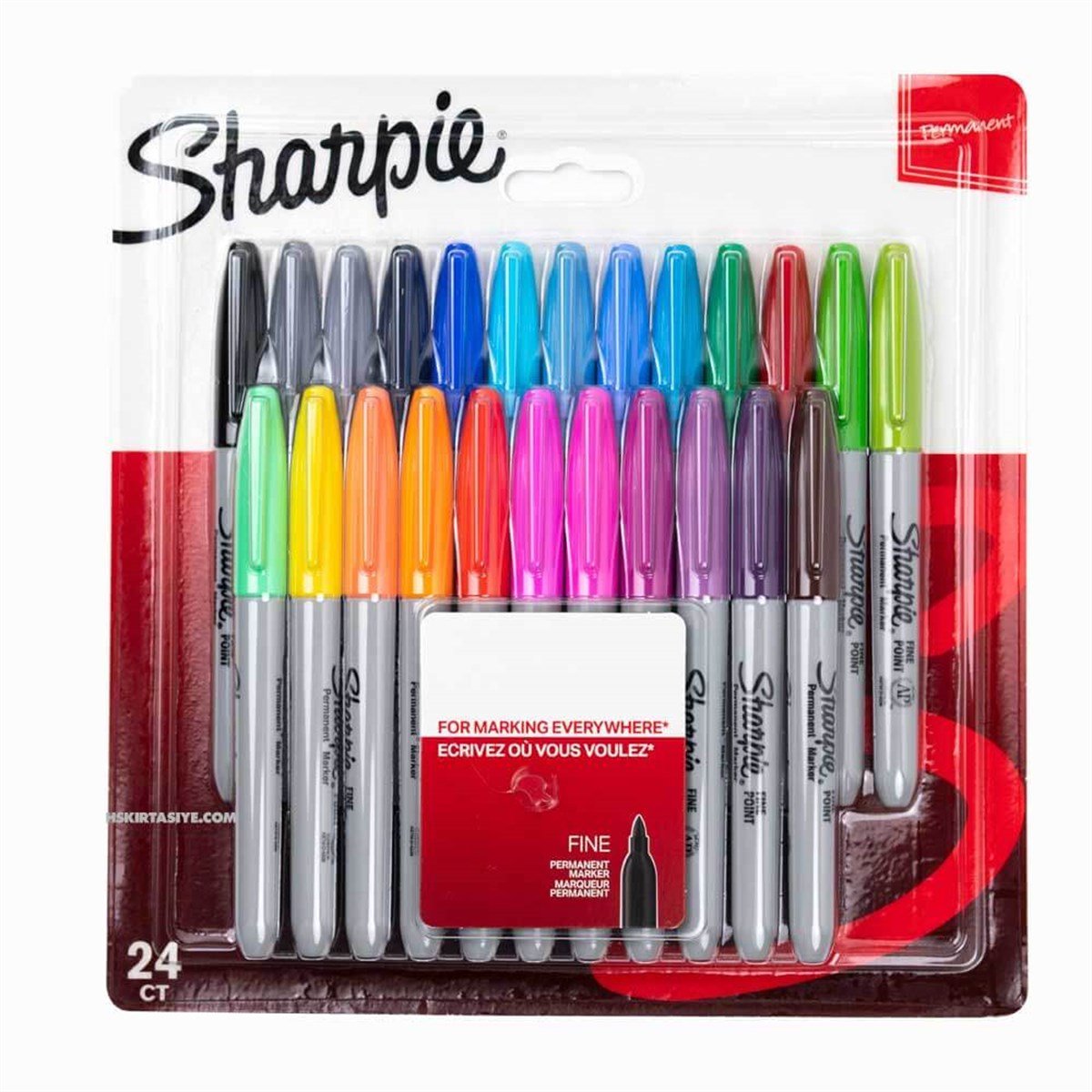 Sharpie Fine Permanent Marker 24 Renk Blister 2065405Sharpie Fine Permanent Marker 24 Renk Blister 2065405Marker KalemSharpie