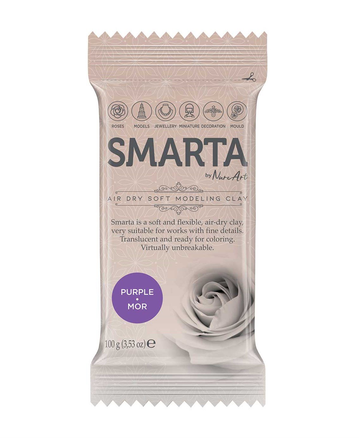 Smarta Modelleme Hamuru Mor 100grSmarta Modelleme Hamuru Mor 100grKil ve HamurlarSmarta