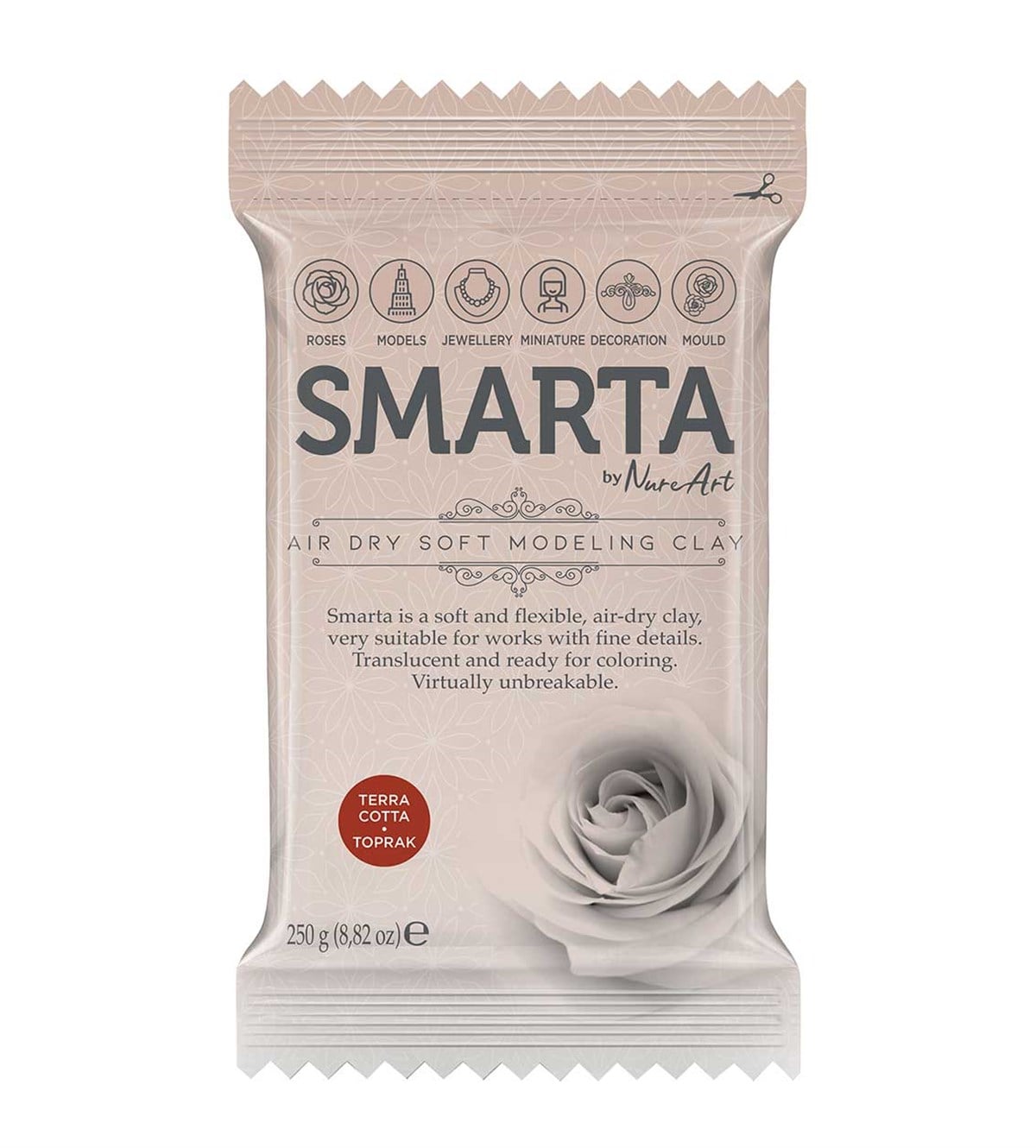 Smarta Modelleme Hamuru Toprak Rengi 250grSmarta Modelleme Hamuru Toprak Rengi 250grKil ve HamurlarSmarta