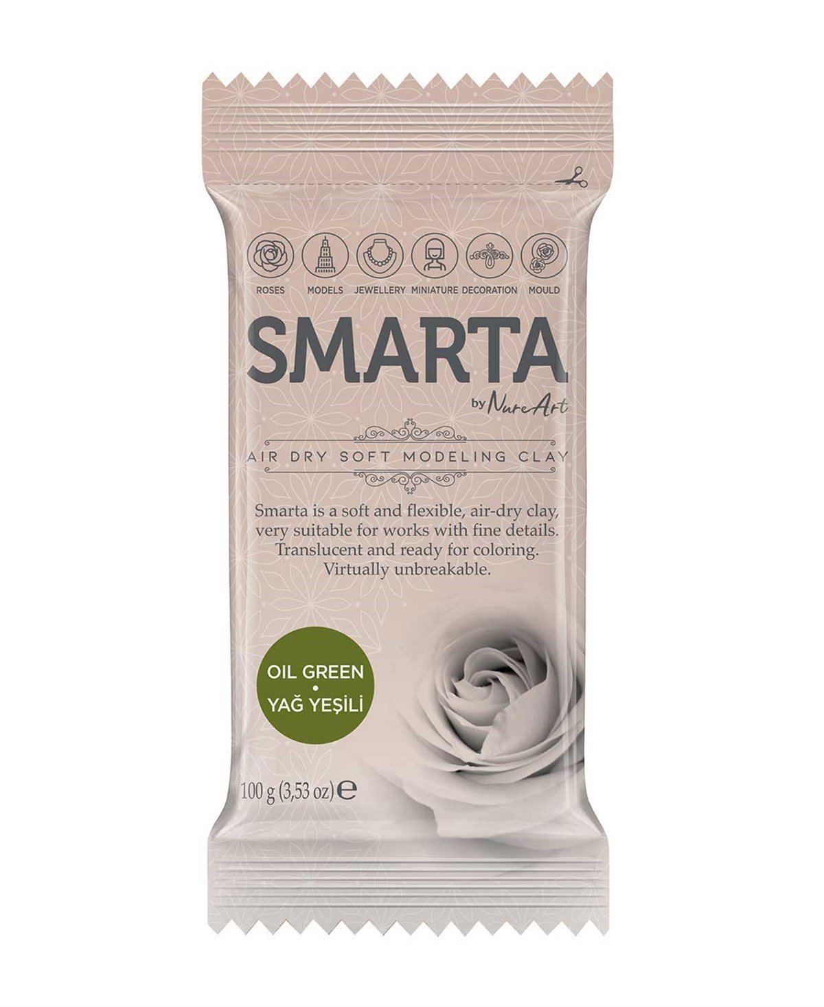 Smarta Modelleme Hamuru Yağ Yeşili 100grSmarta Modelleme Hamuru Yağ Yeşili 100grKil ve HamurlarSmarta