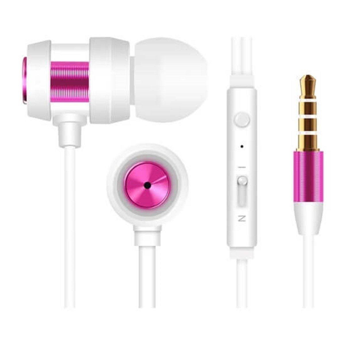 Snopy SN-J01 Mobil Telefon Uyumlu Kulak İçi Beyaz/Mor Mikrofonlu KulaklıkELEKTRONİKSnopy