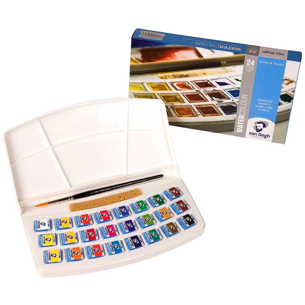 Van Gogh20808624Talens Van Gogh Tablet Sulu Boya Seti 24 Renk