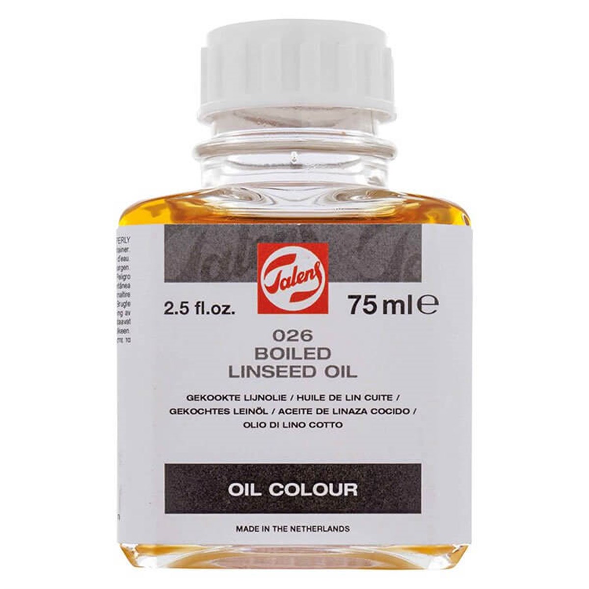 Talens Boiled Linsed Oil 026 Kaynatılmış Keten Yağı 75mlTalens Boiled Linsed Oil 026 Kaynatılmış Keten Yağı 75mlYardımcı MalzemelerTalens
