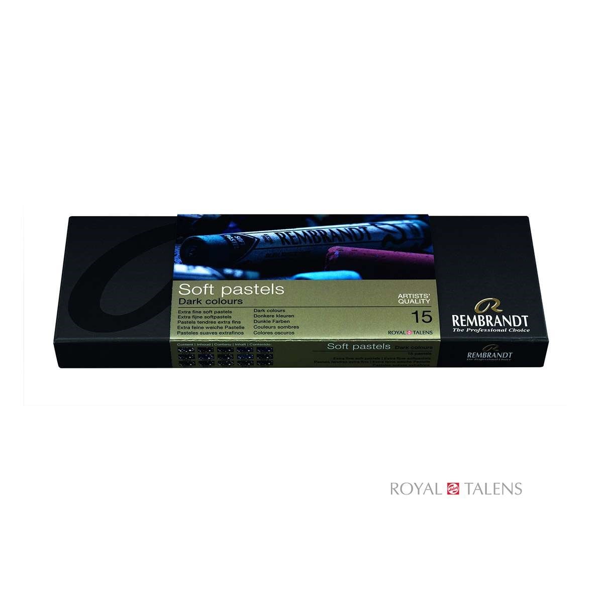 Talens Rembrandt 15 Renk Soft Pastel Koyu Renkler