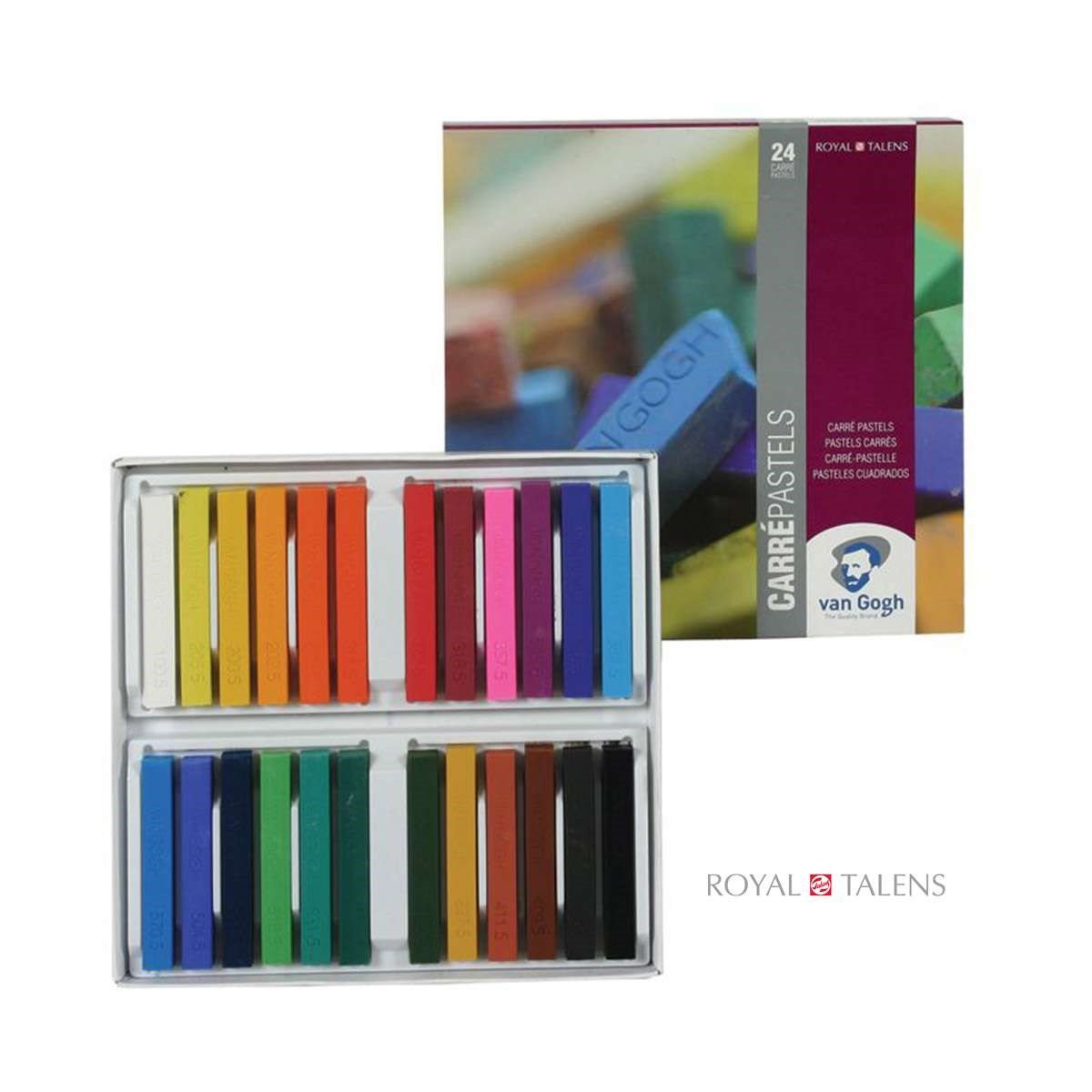 Talens Van Gogh 24 Renk Carre Pastel Boya