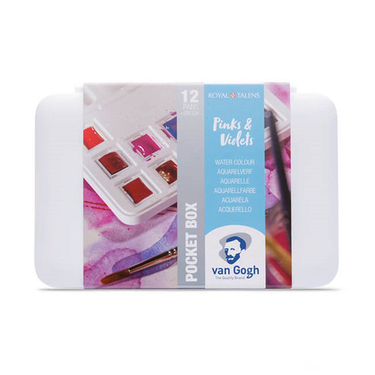 Talens Van Gogh Pinks & Violets Suluboya Seti 12 Renk - Fırça HediyeliTalens Van Gogh Pinks & Violets Suluboya Seti 12 Renk - Fırça HediyeliSulu Boya SetleriVan Gogh