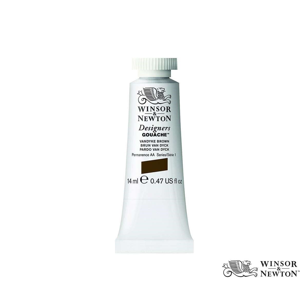 Winsor & Newton Designers 14 ml Guaj Boya Vandyke Brown Seri 1