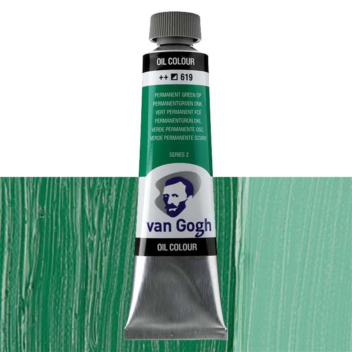 Van Gogh2056193Talens Van Gogh 40ml Yağlı Boya Seri:2 No:619 Permanent Green Deep