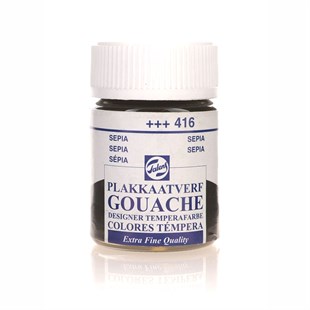 Talens Guaj Boya 16ml 416 SepiaTalens Guaj Boya 16ml ŞişeGuaj BoyaTalens