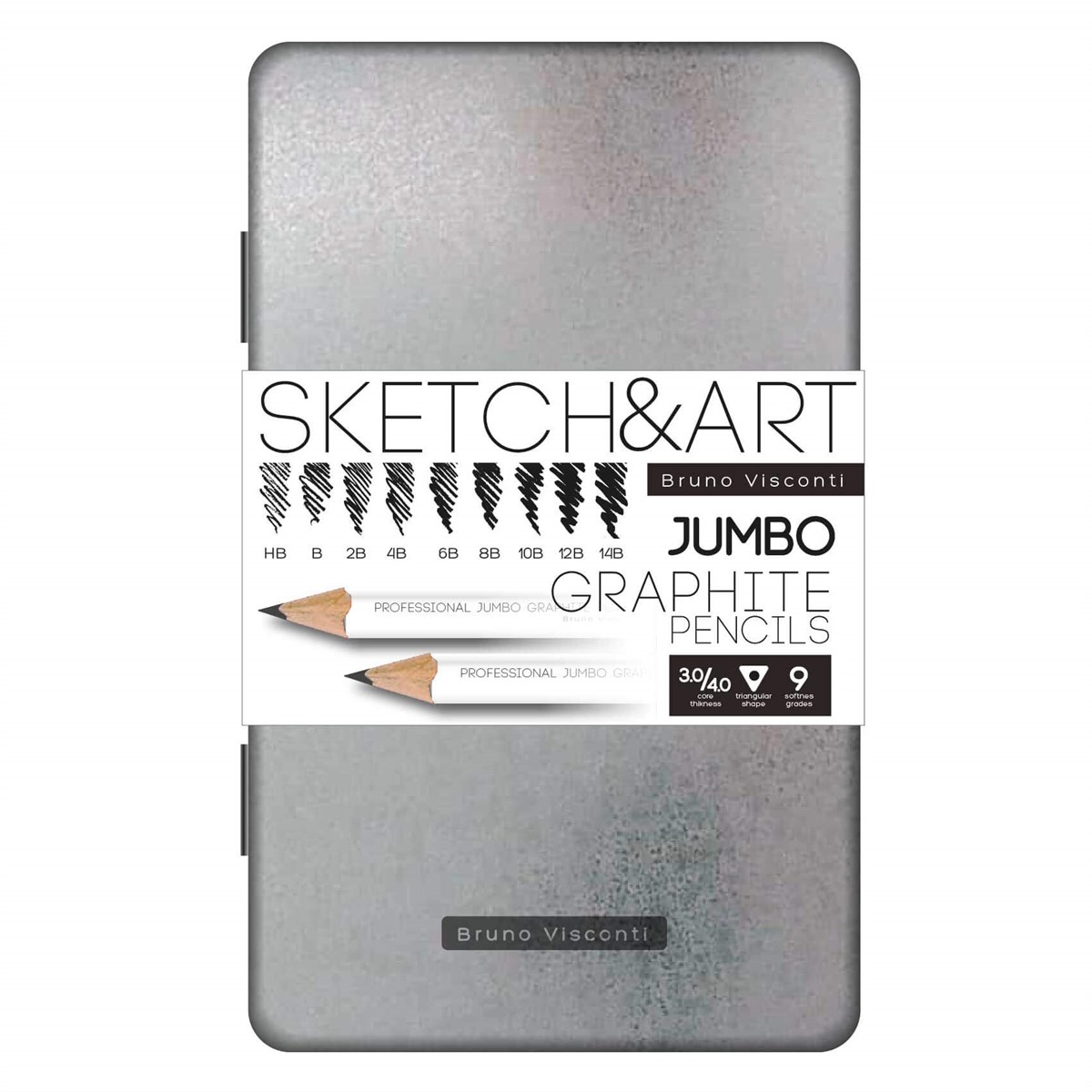 Bruno Visconti Sketch & Art Jumbo Siyah Kalem Seti, 9 ParçaBruno Visconti Sketch & Art Jumbo Siyah Kalem Seti, 9 ParçaTeknik Çizim ve Grafik KalemleriBruno Visconti