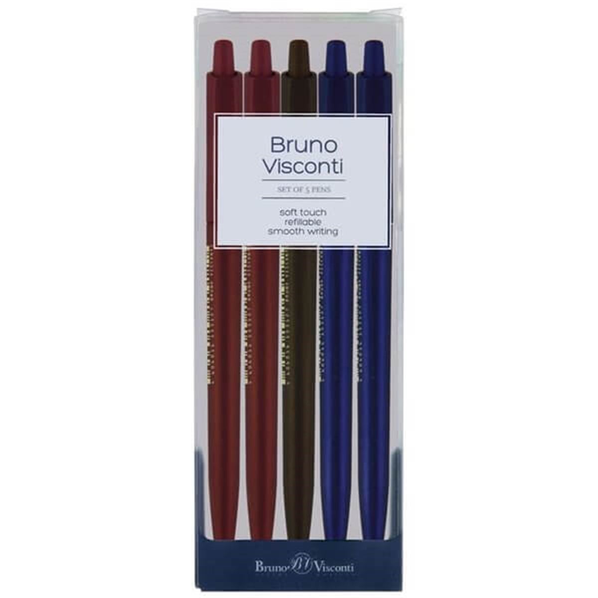 Bruno Visconti Slim Click Tükenmez Kalem 5li Set MaviBruno Visconti Slim Click Tükenmez Kalem 5li Set MaviTükenmez KalemBruno Visconti