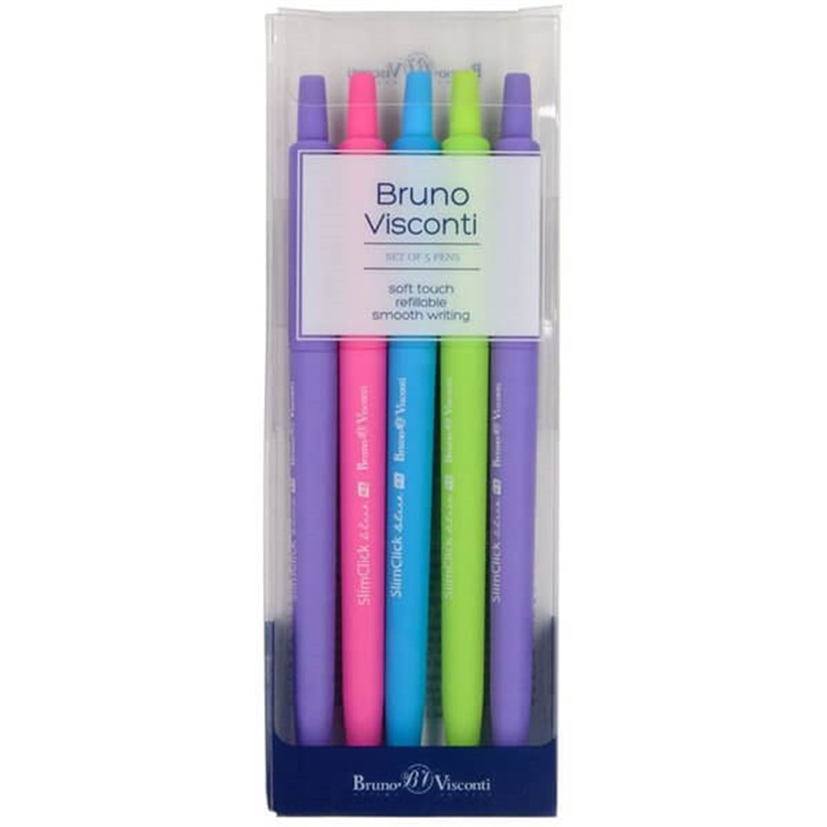Bruno Visconti Slim Click Tükenmez Kalem 5li SetBruno Visconti Slim Click Tükenmez Kalem 5li SetTükenmez KalemBruno Visconti
