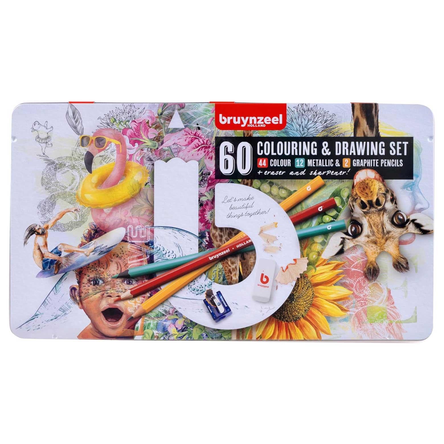 Bruynzeel Colouring & Drawing Set Creative Artists 60'lıBruynzeel Colouring & Drawing Set Creative Artists 60'lıKuru Boya SetleriBruynzeel