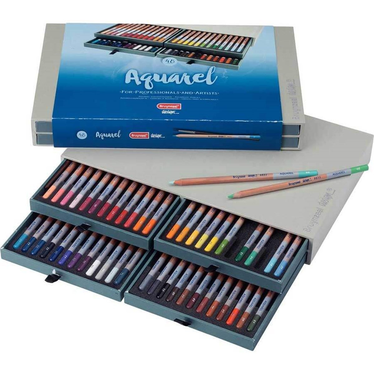 Bruynzeel Design Aquarell Suluboya Kalemi 48 RenkBruynzeel Design Aquarell Suluboya Kalemi 24 RenkAquarell Boya Kalem SetleriBruynzeel