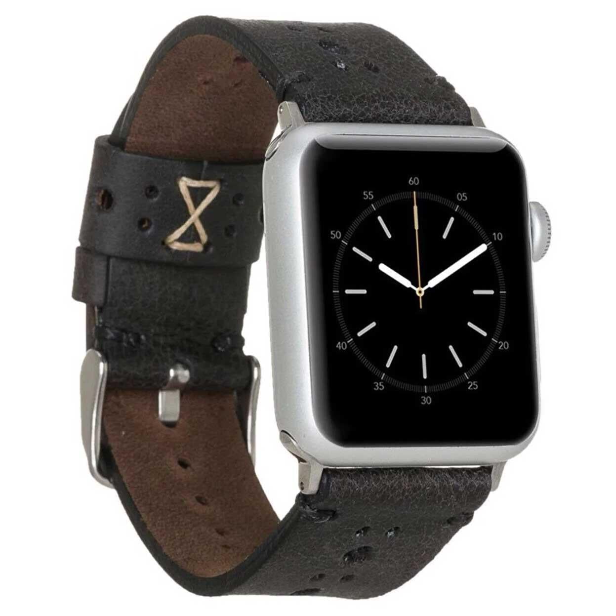 Burkley Apple Watch Deri Kordon 42 ve 44 mm Uyumlu Siyah Tn1Burkley Apple Watch Deri Kordon 42 ve 44 mm Uyumlu Siyah Tn1Burkley Saat KordonlarıBurkley