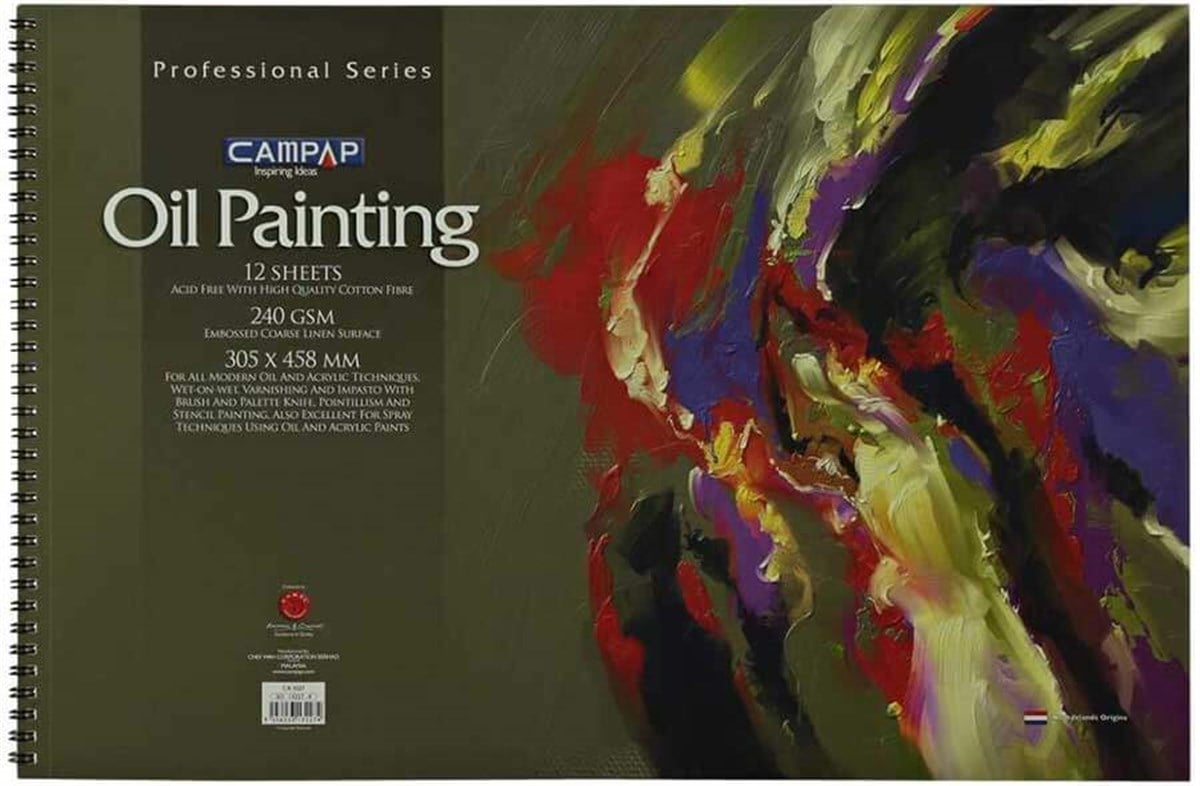 Campap Yağlı Boya Blok 305x458mm 240gr 12SayfaYağlı Boya BloklarıCampap