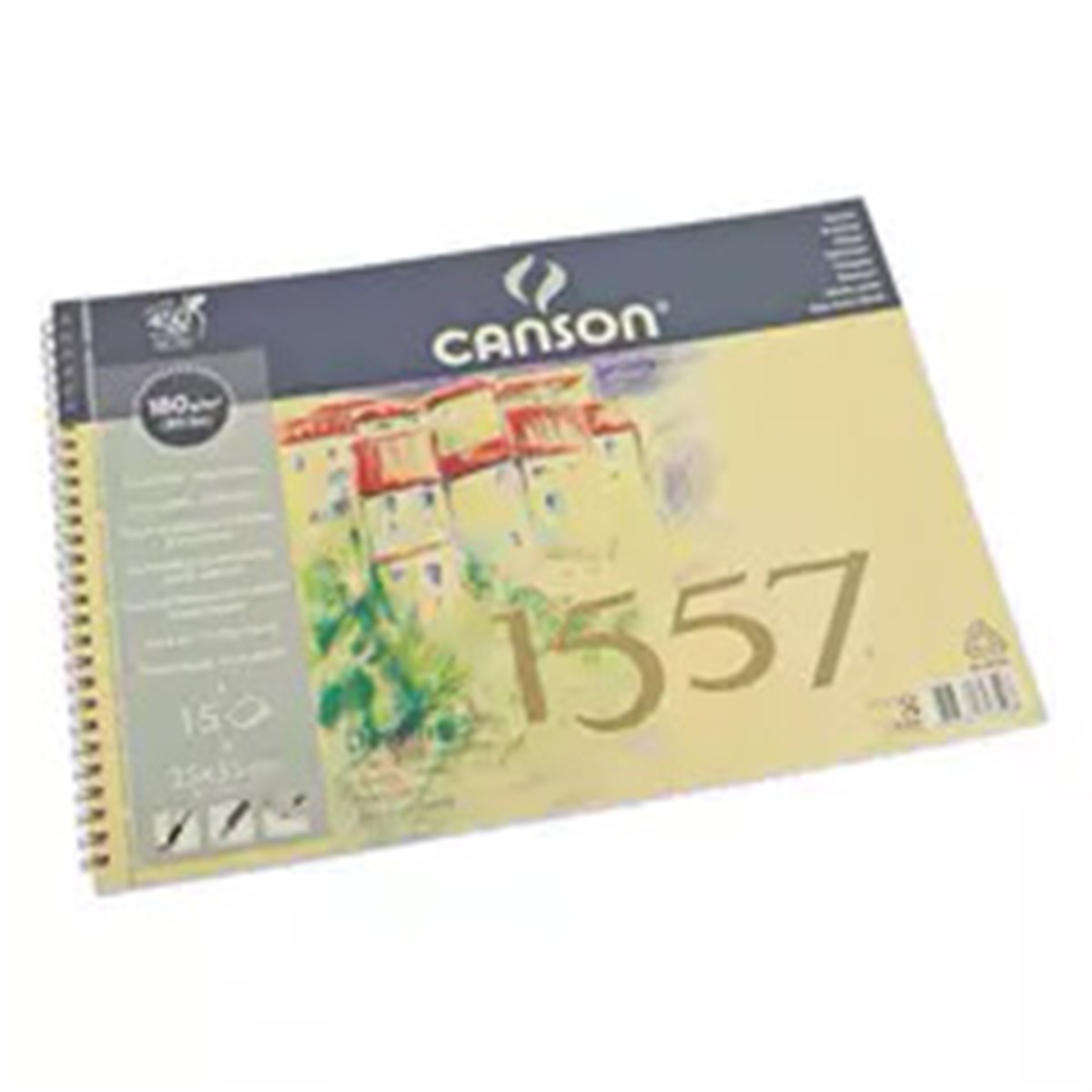 Canson 1557 Sketch Defteri Croquis 120 Gr. 25X35 Cm. 15 SayfaEskiz BloklarıCanson
