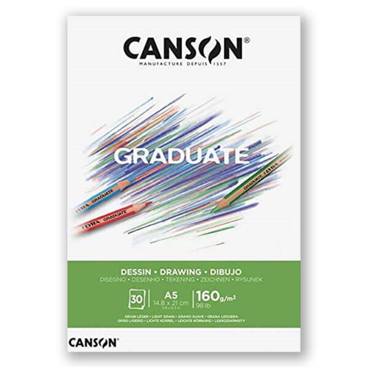 Canson Graduate Çizim Defteri 160gr A5 30 YaprakCanson Graduate Çizim Defteri 160gr A5 30 YaprakTeknik Çizim BloklarıCanson