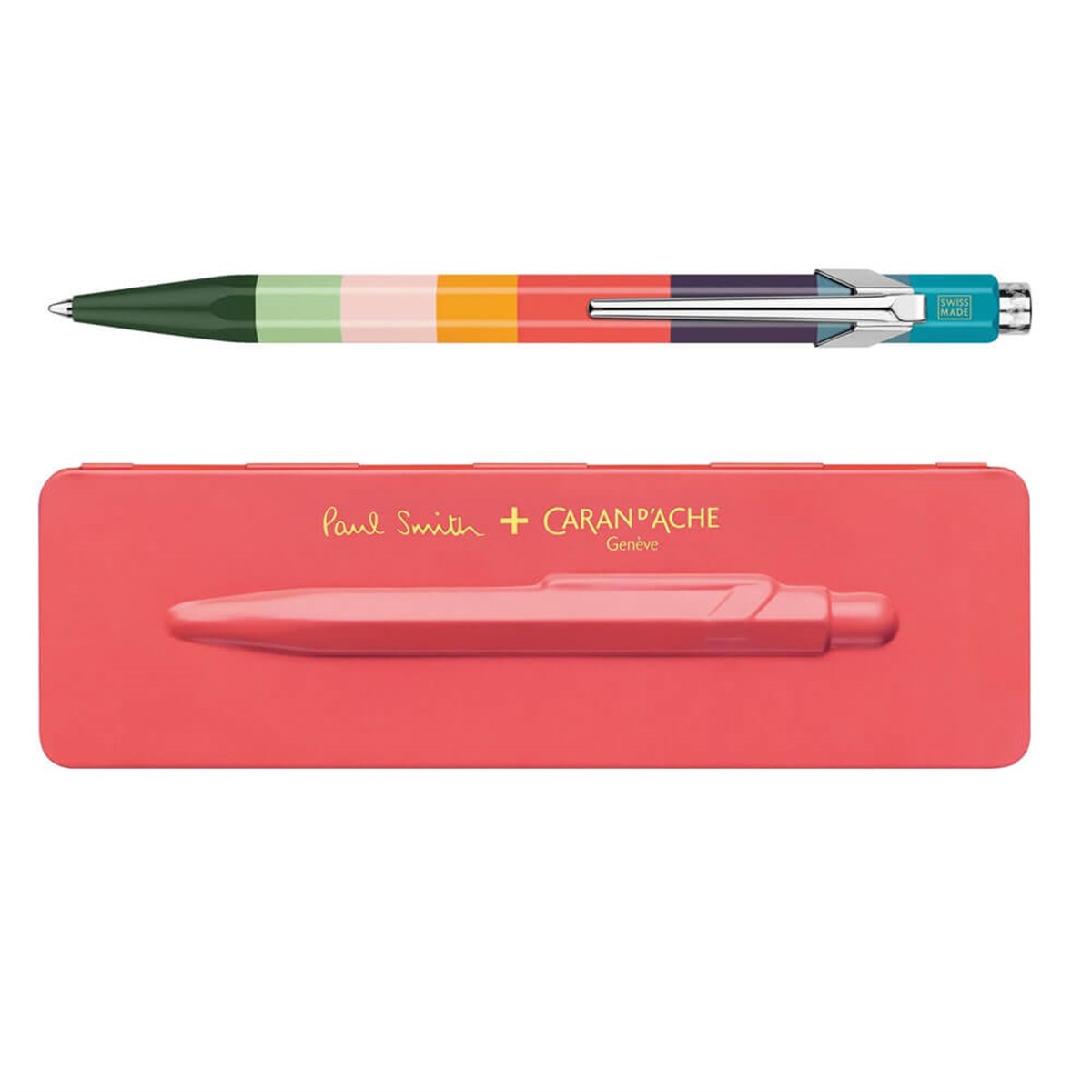 Caran Dache Bille Paul Smith Tükenmez Kalem Coral Pink 849-582Caran Dache Bille Paul Smith Tükenmez KalemTükenmez KalemCaran D'Ache