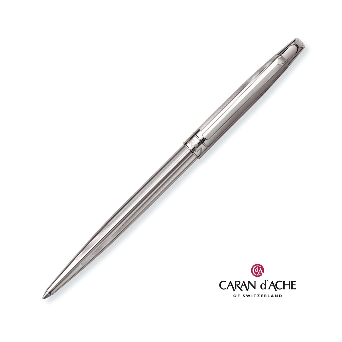 Caran d'Ache Madison Cisele Silver Tükenmez Kalem