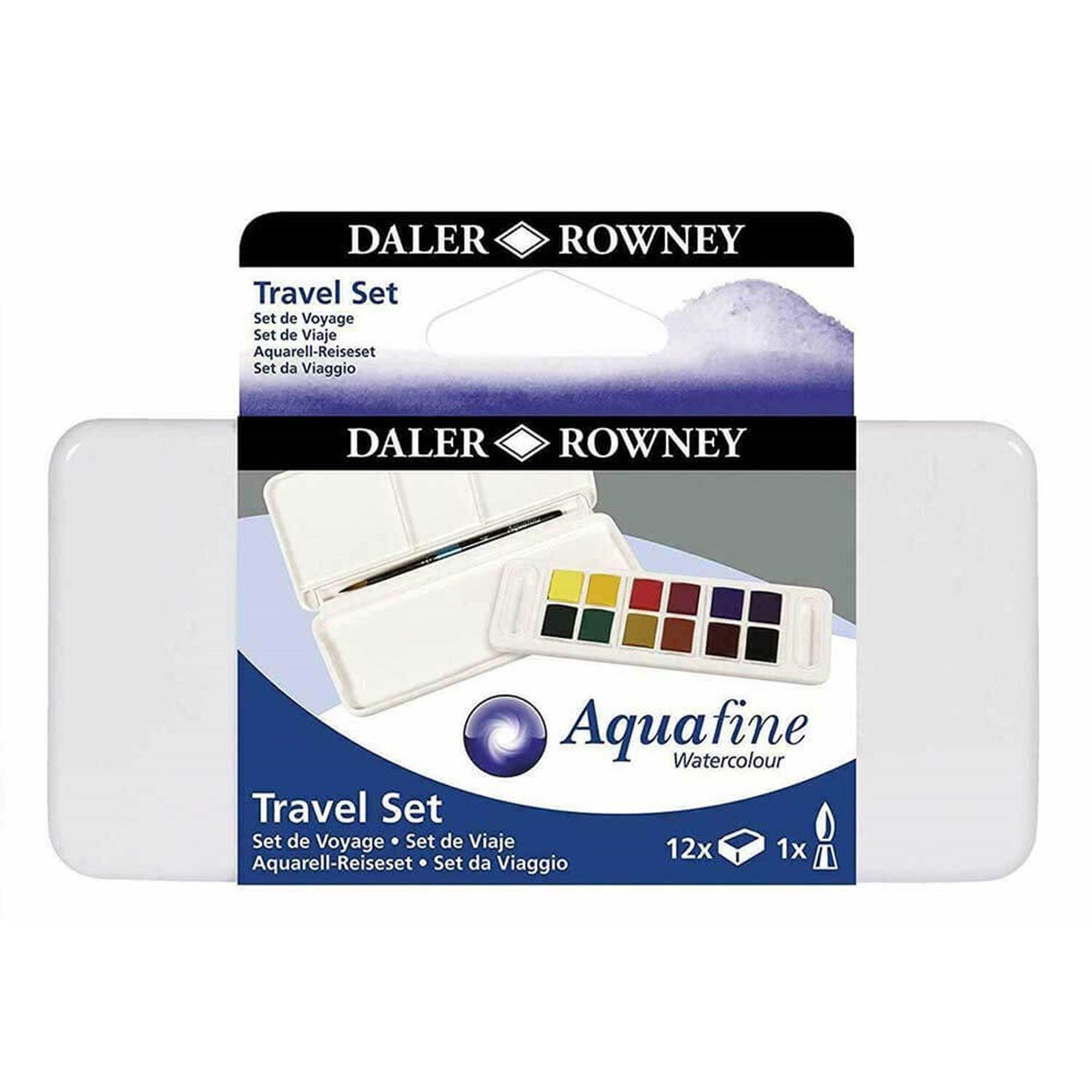 Daler Rowney Aquafine Travel Set 12'liSulu Boya SetleriDaler Rowney