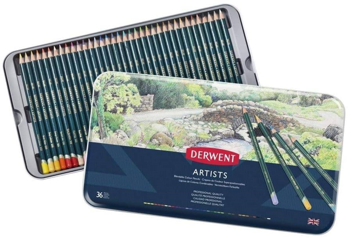 Derwent Artists 36 Renk Karışabilen Kuruboya SetDerwent Artists 36 Renk Karışabilen Kuruboya SetKuru Boya SetleriDerwent