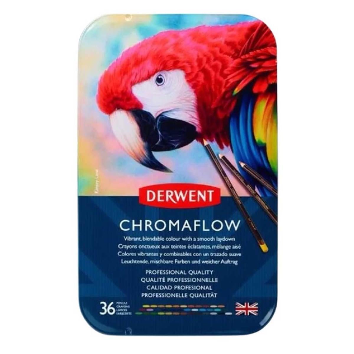 Derwent Chromaflow Profesyonel Kuruboya Kalem Seti 36 RenkDerwent Chromaflow Profesyonel Kuruboya Kalem Seti 36 RenkKuru Boya SetleriDerwent