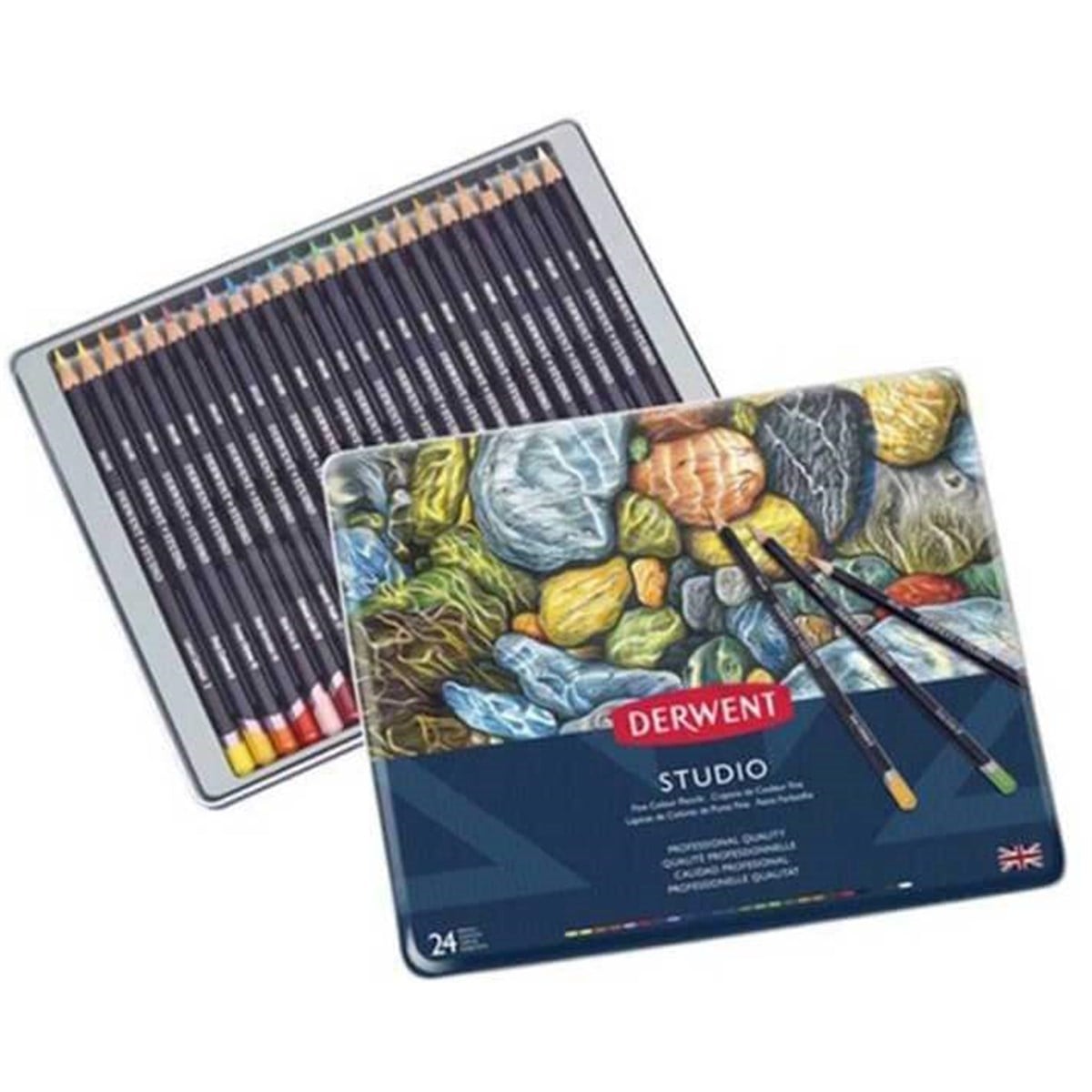 Derwent Studio Colour Pencil Kuru Boya Kalemi 24lü SetKuru Boya SetleriDerwent