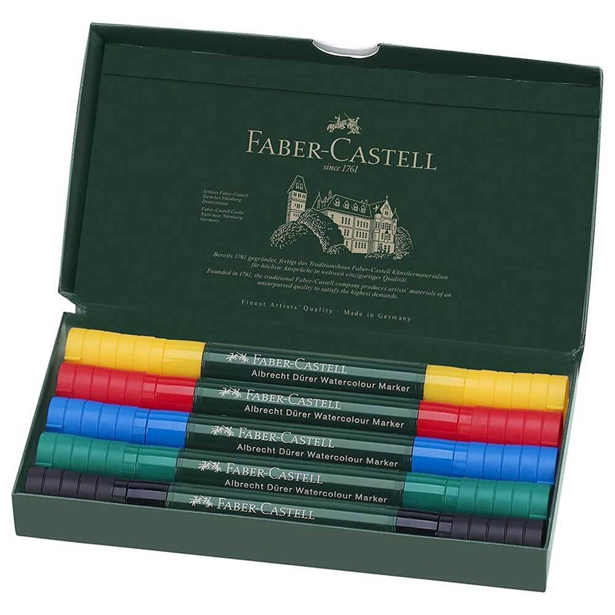 Faber-Castell Albrecht Dürer Sulu Boya Markörü 5LiFaber-Castell Albrecht Dürer Sulu Boya Markörü 5LiAquarell Boya Kalem SetleriFaber-Castell