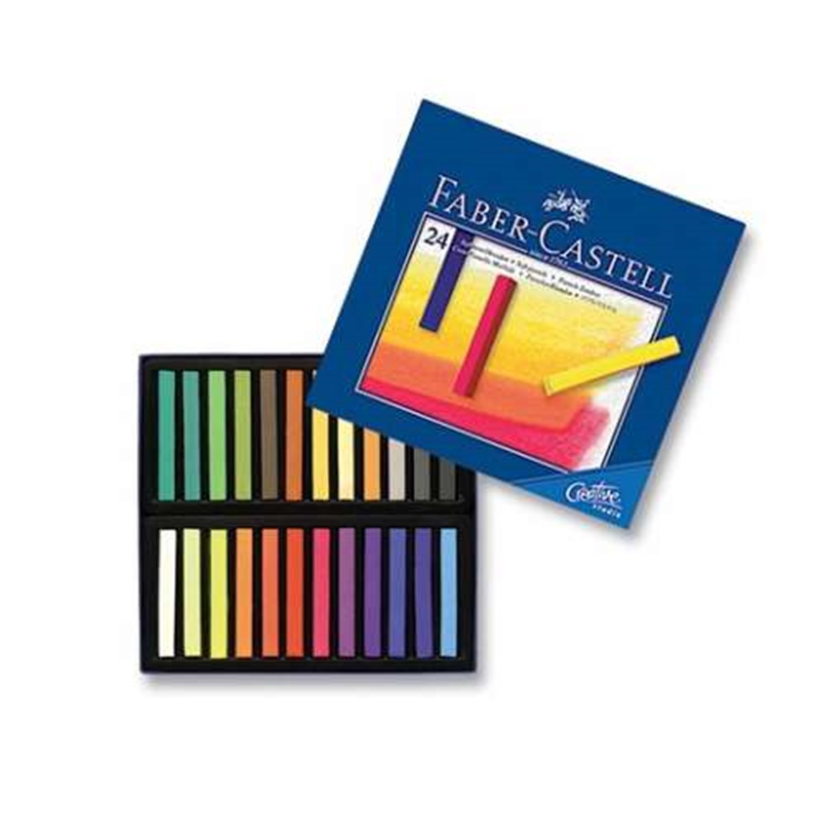 Faber-Castell Creative Studio Toz Pastel Boya (Soft) 24 Renk Tam Boy 5175128324