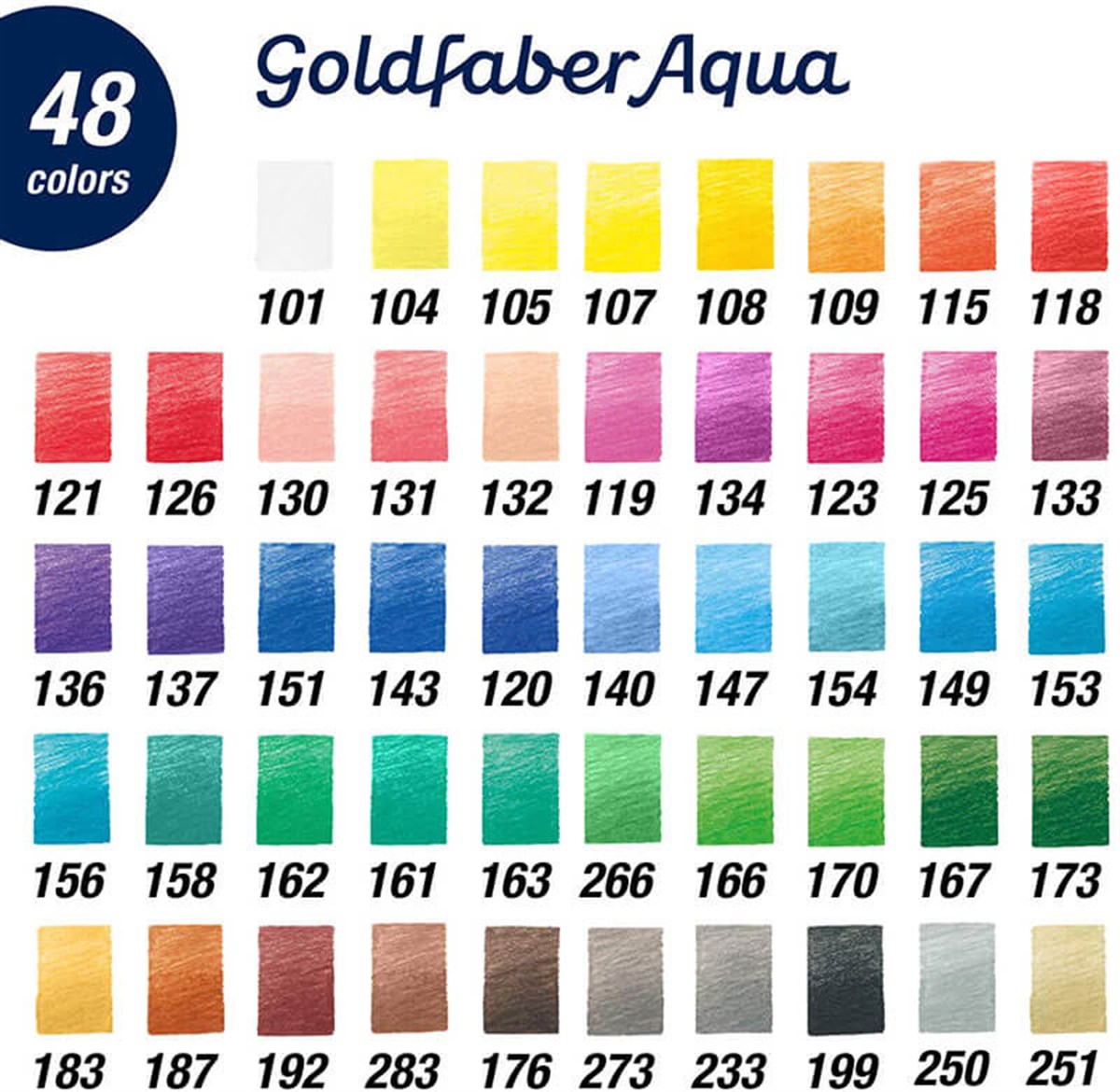 Faber Castell Goldfaber Aqua Boya Kalemi, 48 Renk
