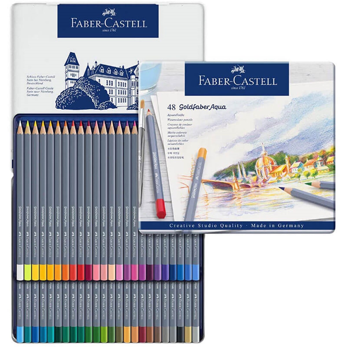 Faber Castell Goldfaber Aqua Boya Kalemi, 48 RenkFaber Castell Goldfaber Aqua Boya Kalemi, 48 RenkAquarell Boya Kalem SetleriFaber-Castell