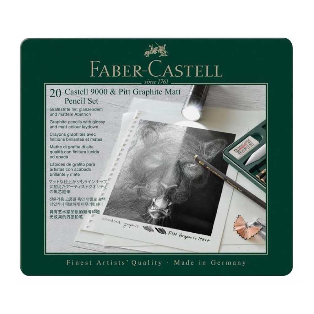 Faber Castell Pitt Graphite Matt Dereceli Kalem Seti 20'liFaber Castell Pitt Graphite Matt Dereceli Kalem Seti 20'liTeknik Çizim ve Grafik KalemleriFaber-Castell