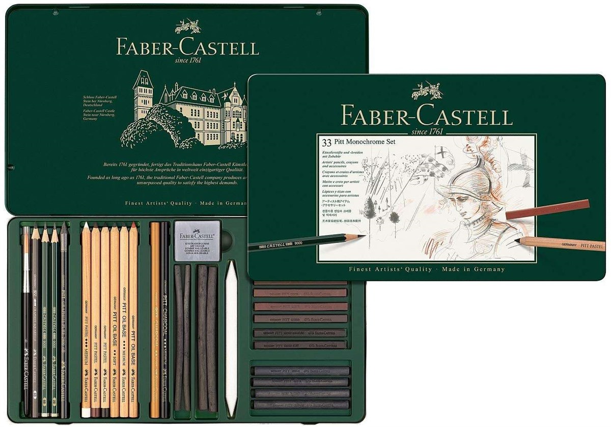 Faber-Castell PITT Monochrome Seti 33'lü