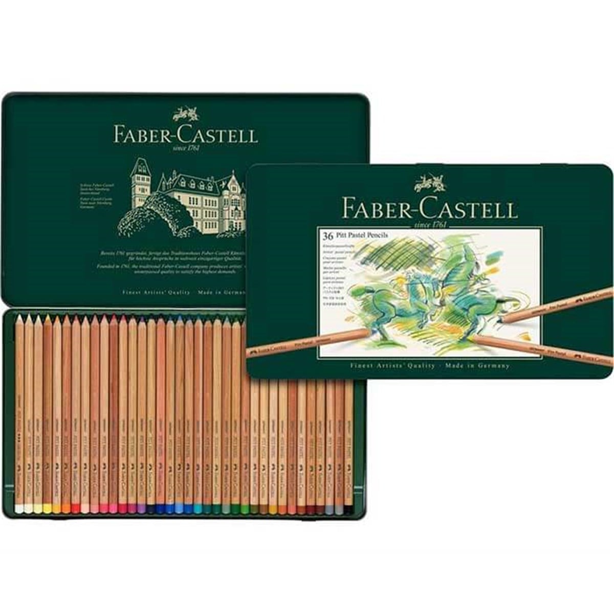 Faber Castell Pitt Pastel Boya Kalemi 36 RenkSoft PastelFaber Castell