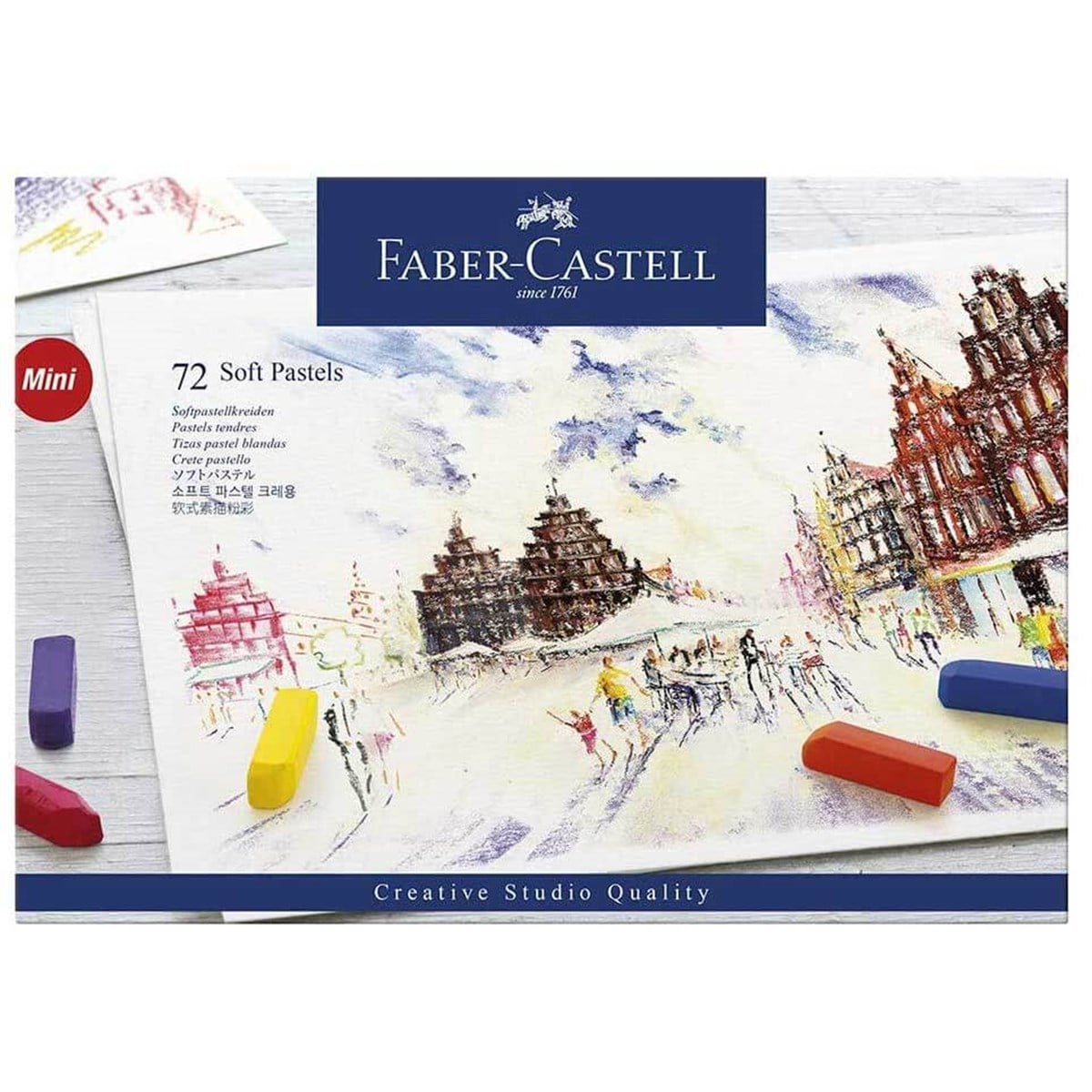 Faber Castell Soft Pastels, Toz Pastel Set 72 RenkFaber Castell Soft Pastels, Toz Pastel Set 72 RenkSoft PastelFaber-Castell